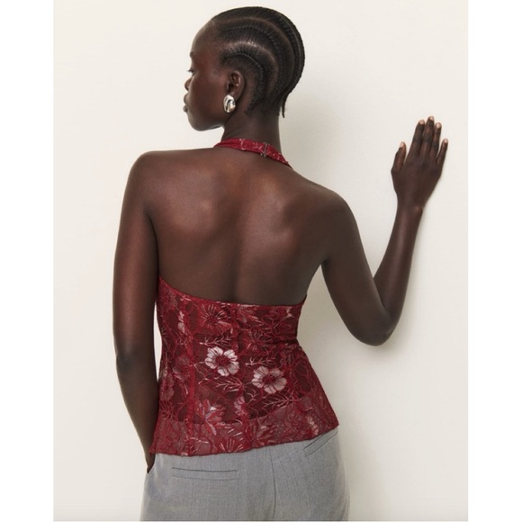 Reformation Georgia Knit Halter Top - Picture 2 of 7